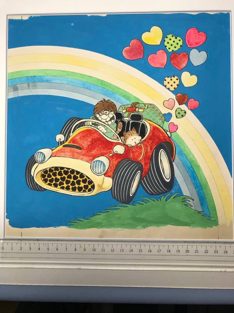 松本零士　トヨタバックミラー44号表紙原画