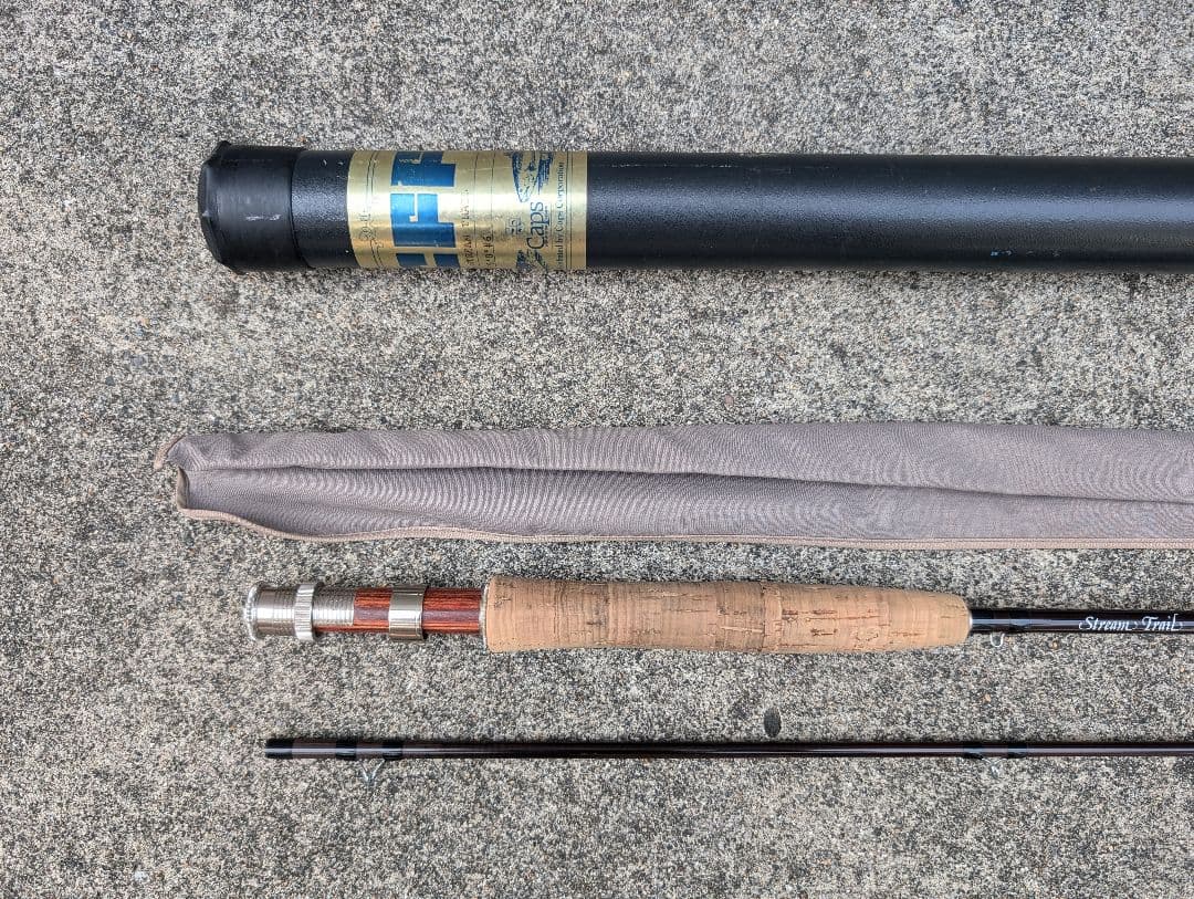 Caps STREAM TRAIL CFF 釣竿 グラファイトロッド
