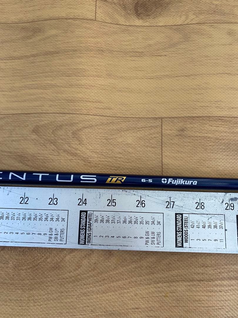 383 フジクラ　ベンタスブルーTR 6S キャロスリーブ付　ドライバー用