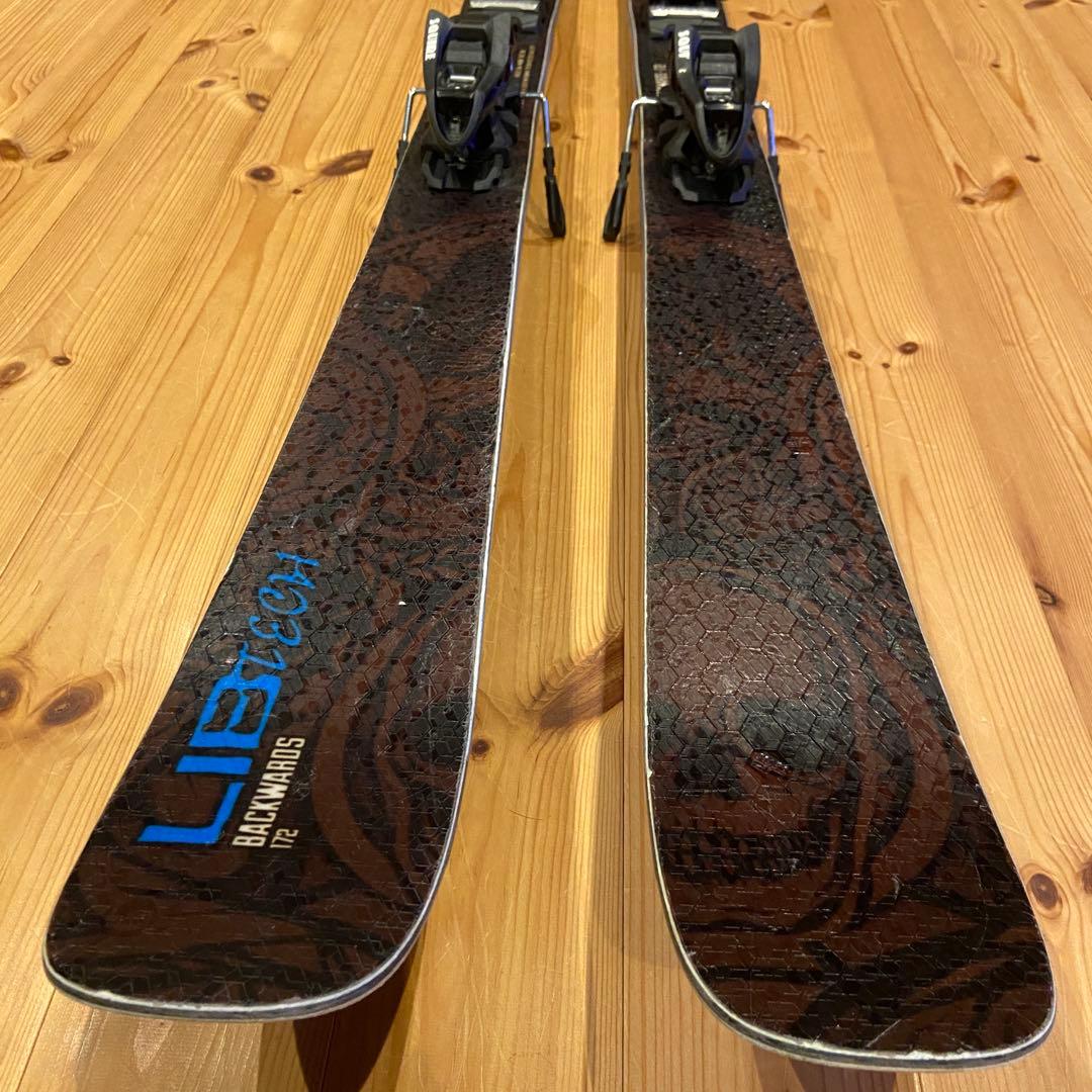 LIB TECH BACKWARDS 172cm ビィンディング付き スキー
