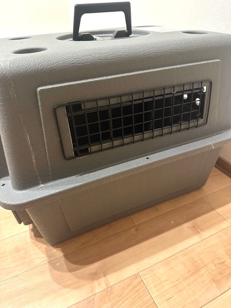 美品/犬 猫 ハード キャリーケース ハードクレート 飛行機輸送 車移動 ②