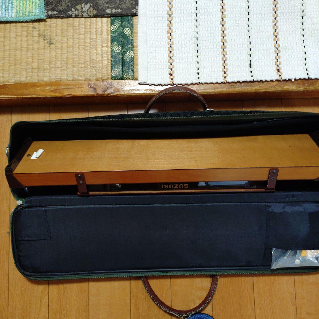 大正琴本体 ケース付き 茶色