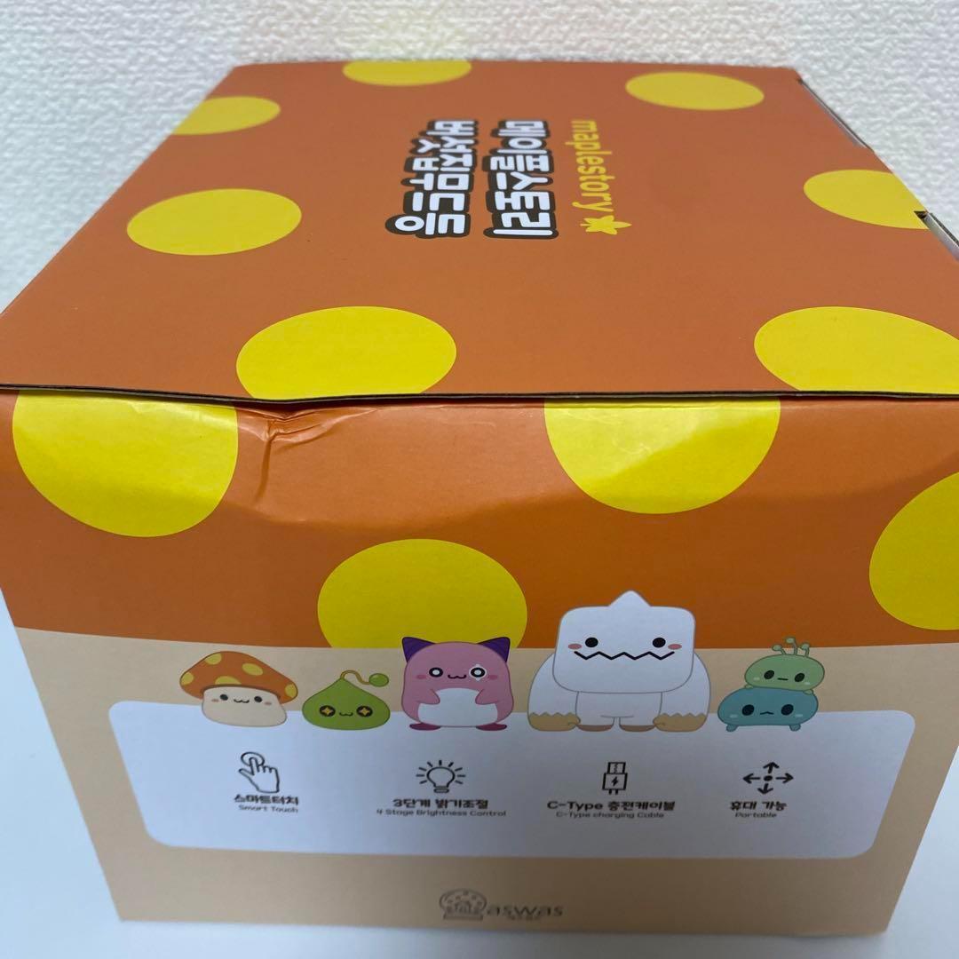 新品未使用　メイプルストーリー　ムードランプ　韓国限定　フィギュア付き