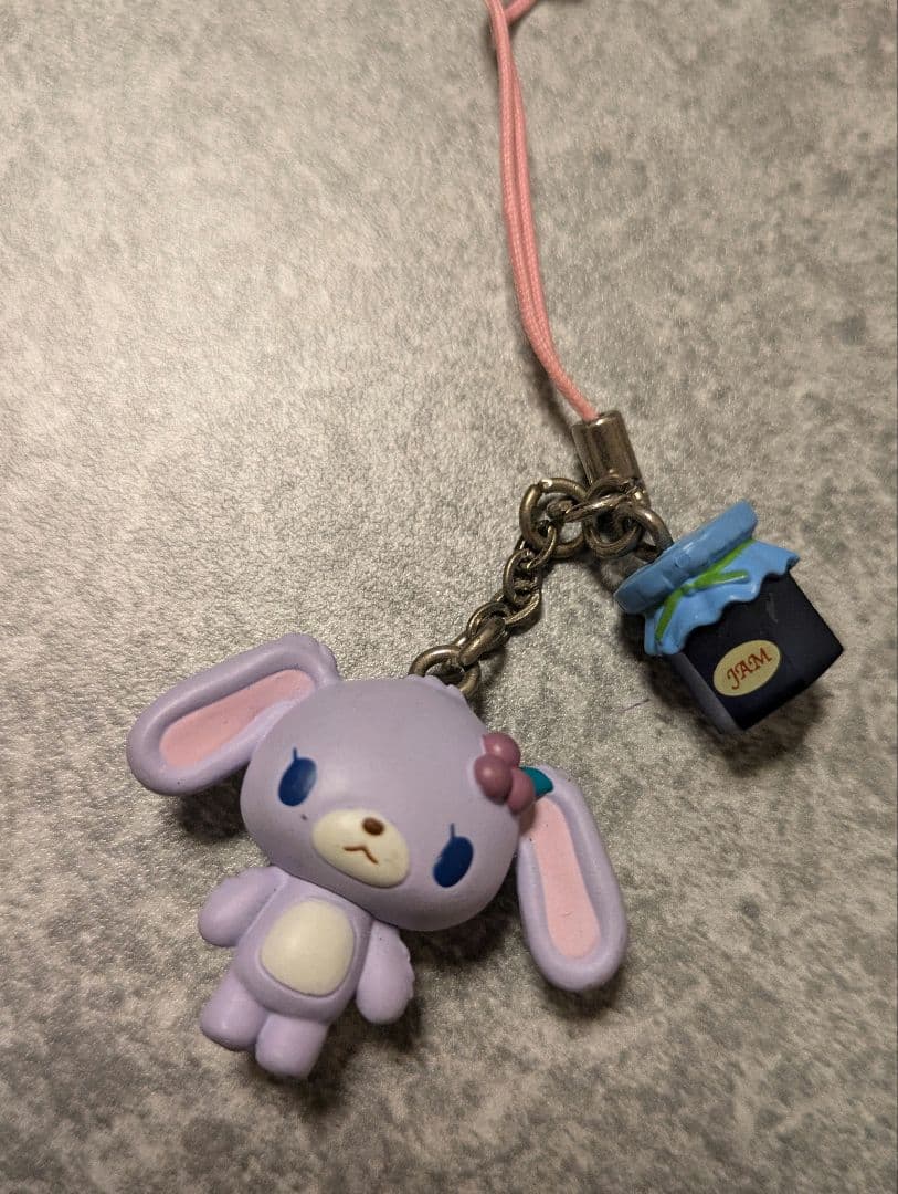 シュガーバニーズ　レア　当時物　キーホルダー　　マスコット　ブルーベリーうさ