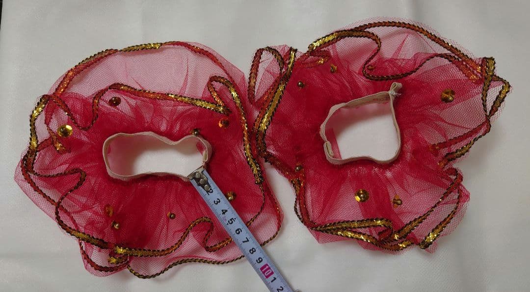 バレエ衣裳　コスチューム　赤×黒:パキータ/キトリ/エスメラルダ美品