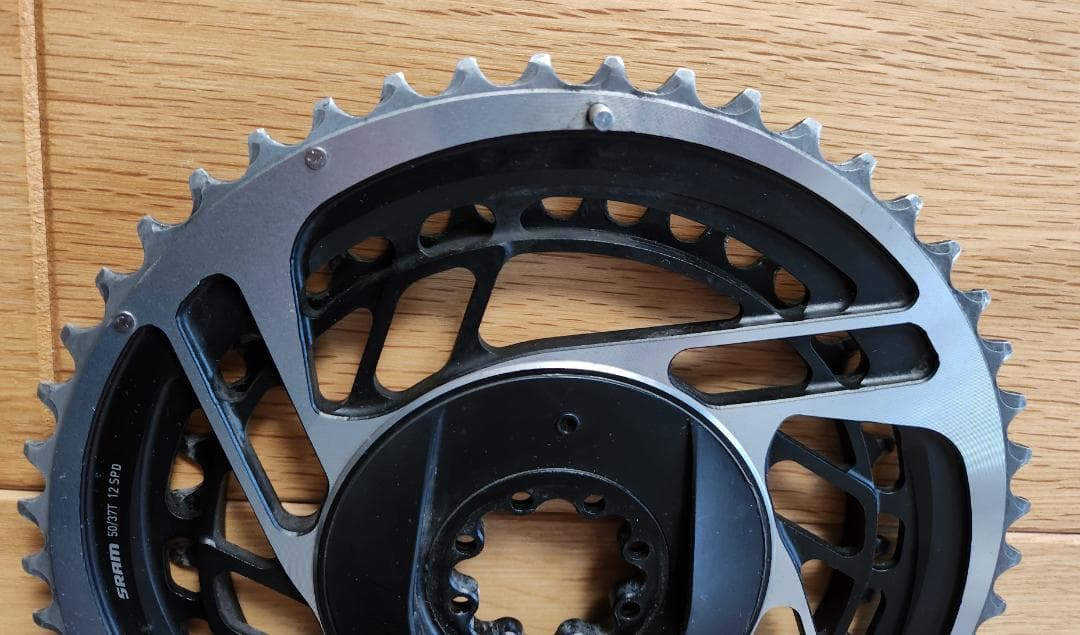 SRAM RED AXS E1 50/37T チェーンリングパワーメーター付き