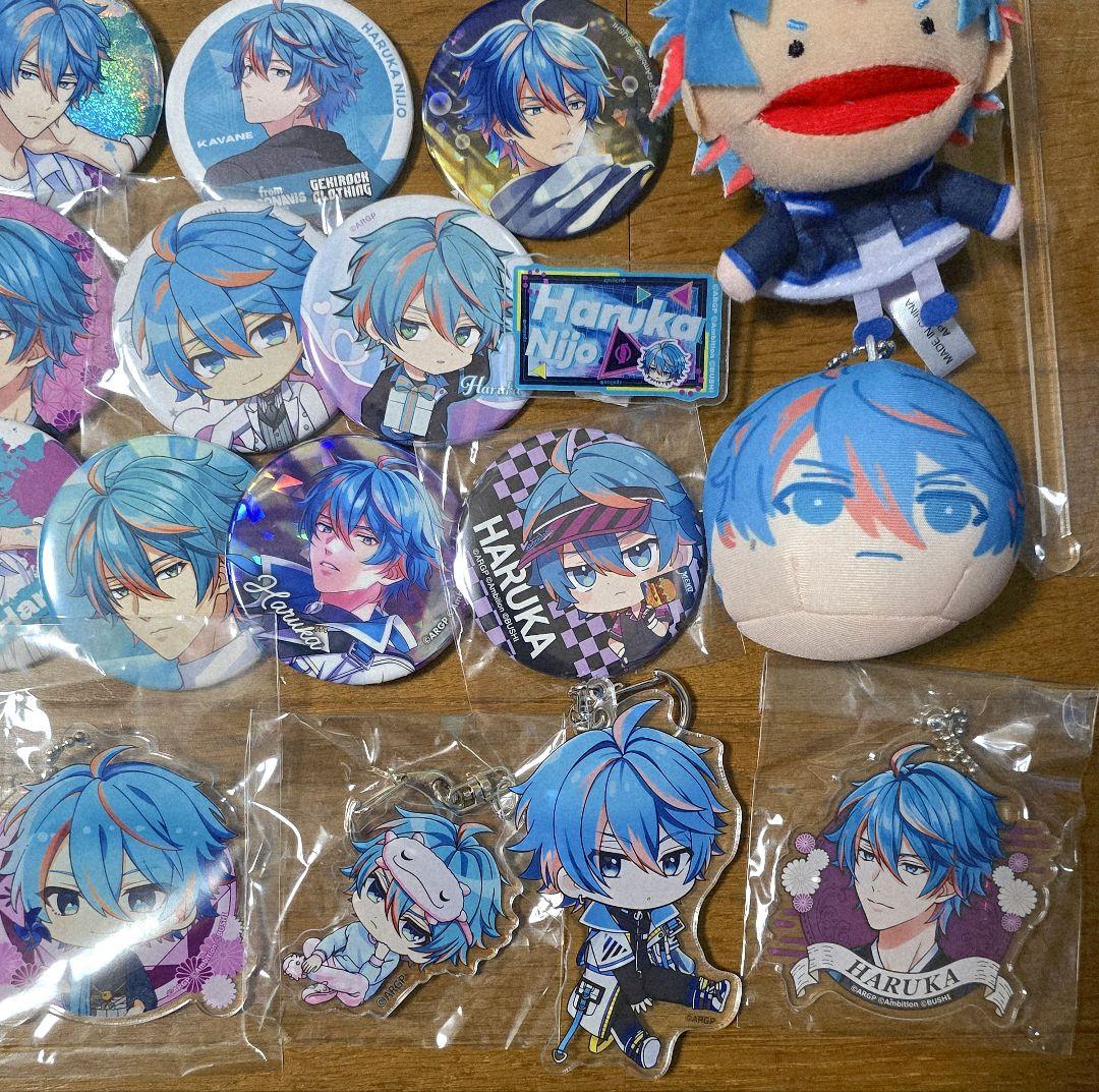 アルゴナビス 二条遥 まとめ売り ぱぺごなびす おまんじゅう 缶バッジ他