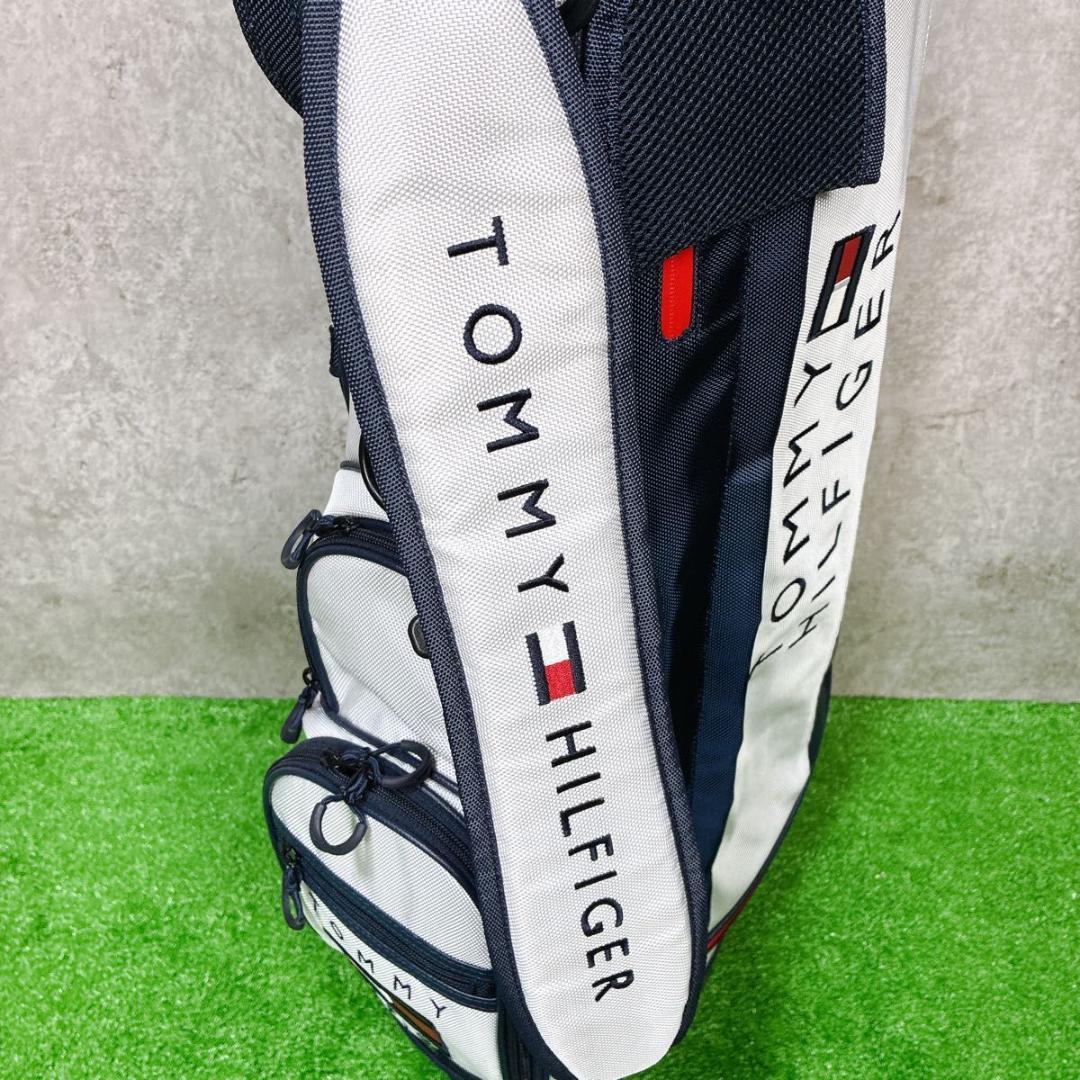 【極美品】トミーヒルフィガートリコロール スタンド キャディバッグ ゴルフ
