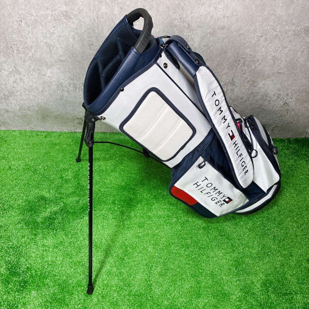【極美品】トミーヒルフィガートリコロール スタンド キャディバッグ ゴルフ