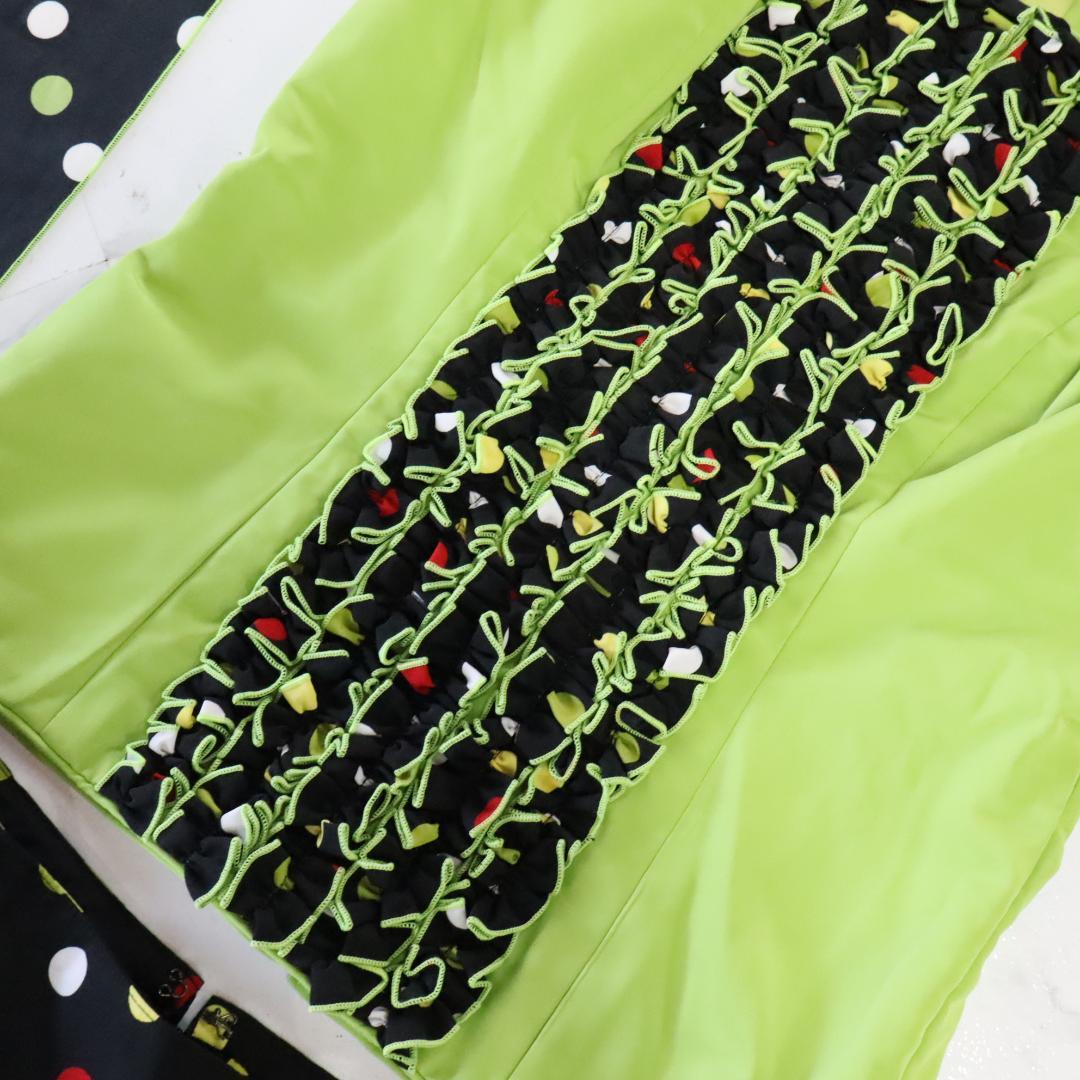 【美品 フラメンコ衣装】マルチカラー×胸元フリル ブラウス ファルダ シージョ