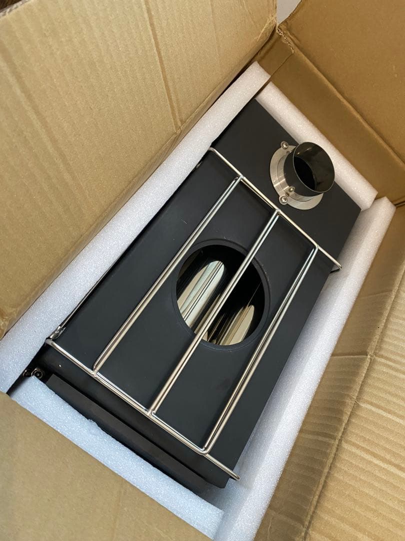 薪ストーブ アウトドア調理 暖炉 キャンプ テント 煙突付き (ブラック/鉄製)