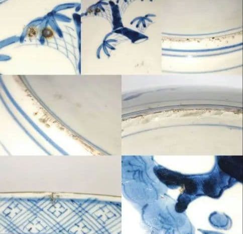 48cm 超特大 古伊万里 赤絵 金彩 骨董 飾り皿 伊万里焼（大型・送料込）