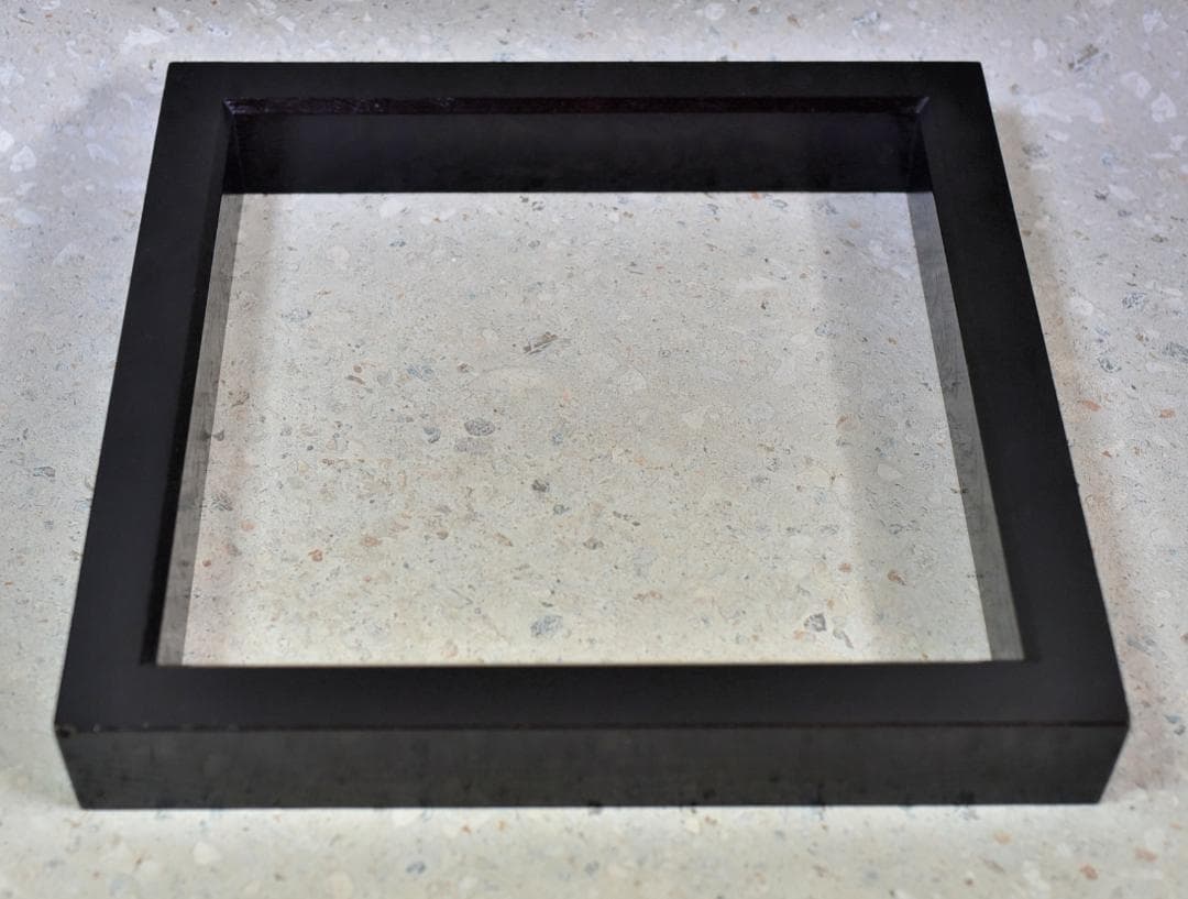 NO2　本漆駿河塗炉縁　囲炉裏/共箱　お茶道具