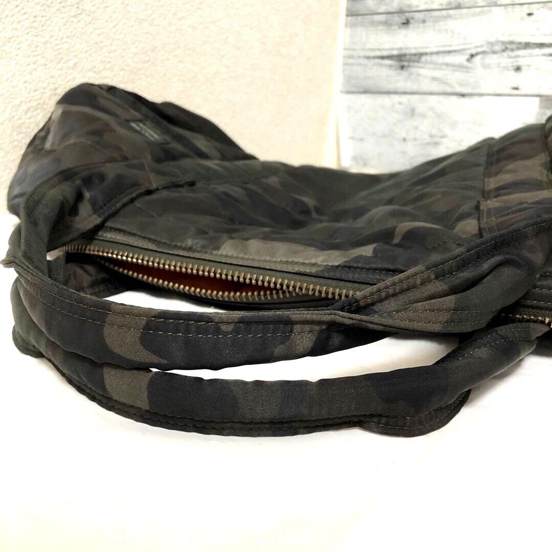 超美品✨激レア 30周年ポータータンカー ボストンバッグ2wayカモフラグリーン