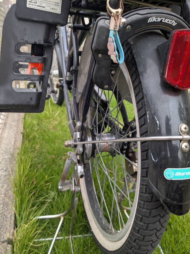 ちえ　FRACKERS チャイルドシート付き自転車