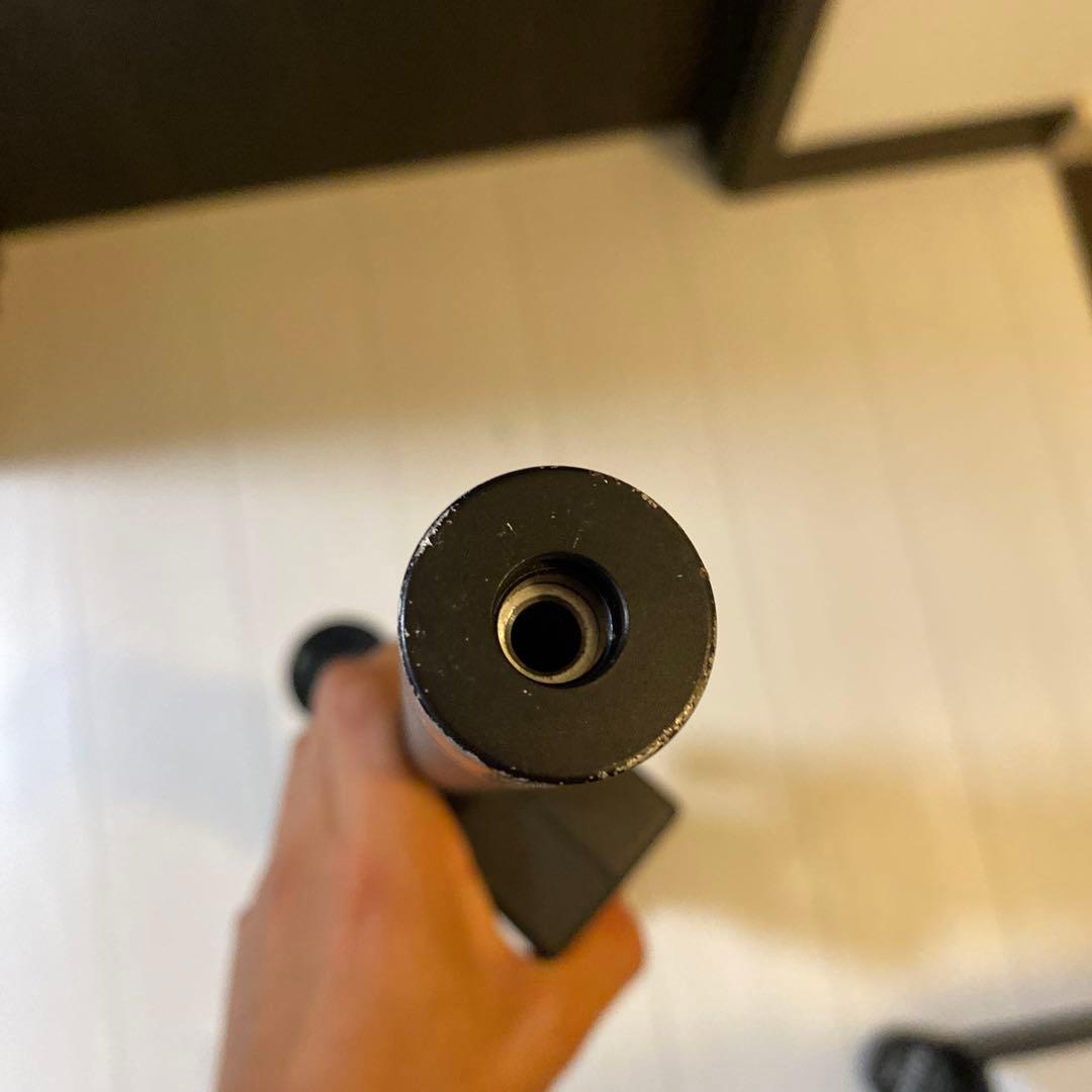 スコープ付きブラックスナイパーライフル