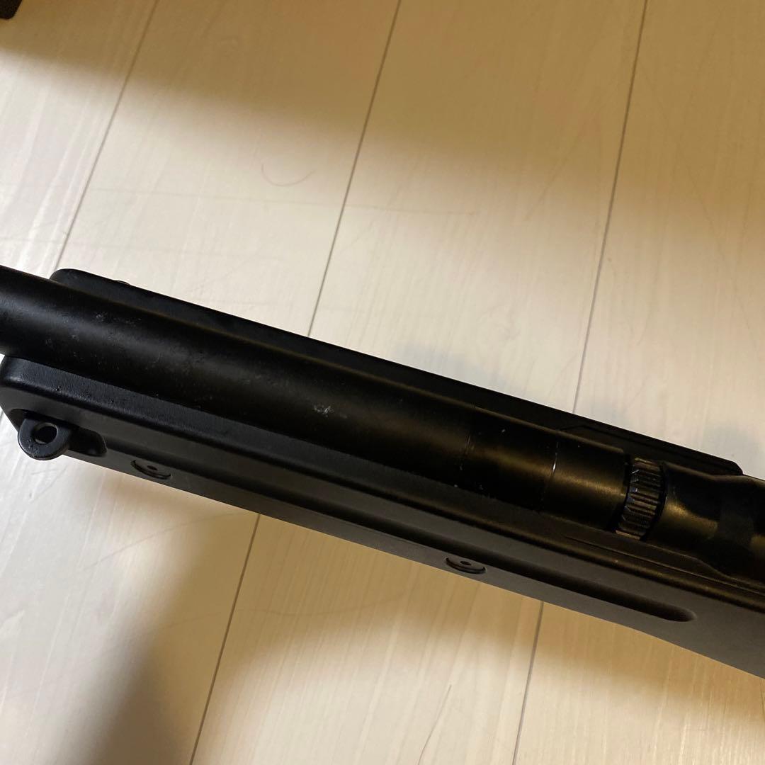 スコープ付きブラックスナイパーライフル