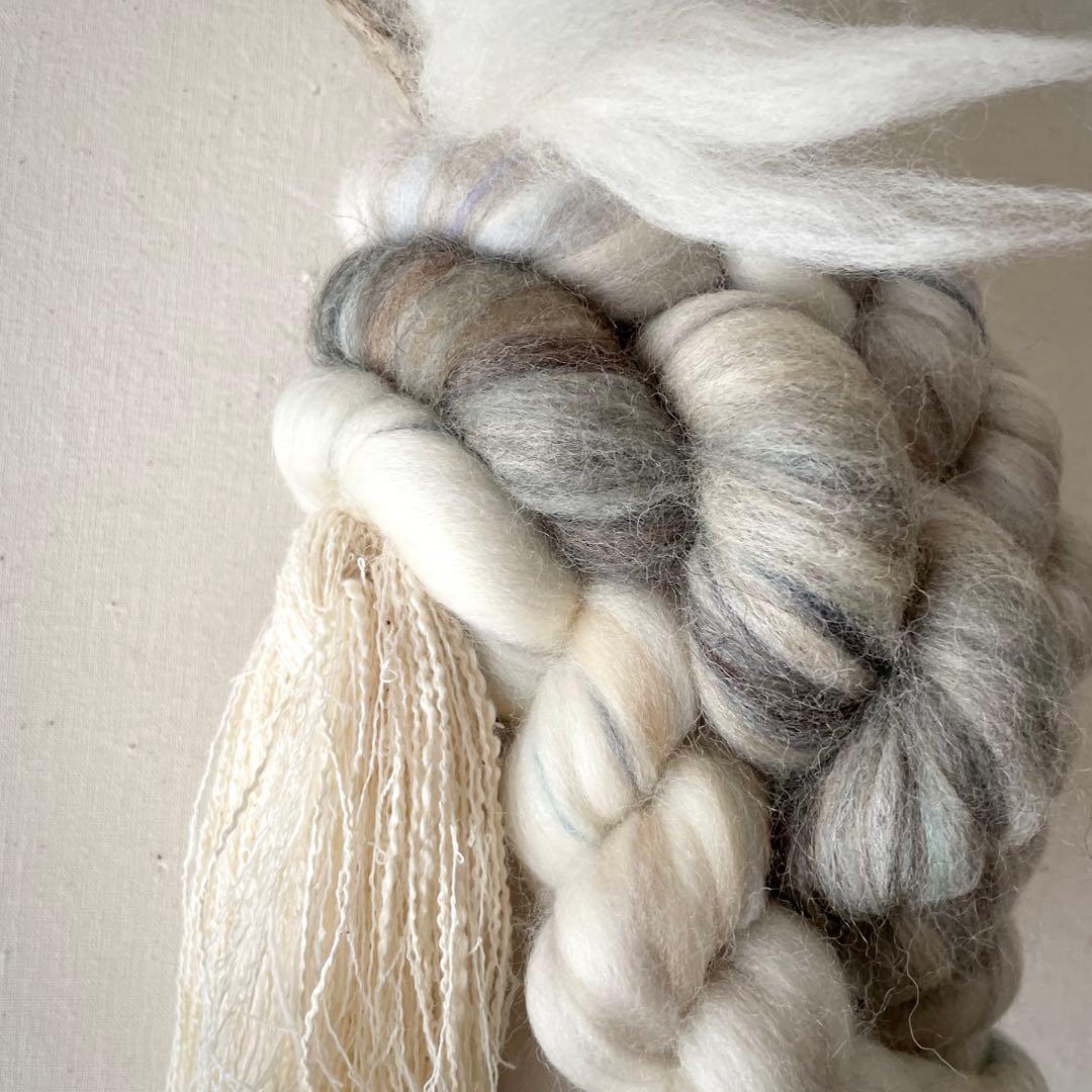 流木 オブジェ 『貝の記憶を聴く,c.』