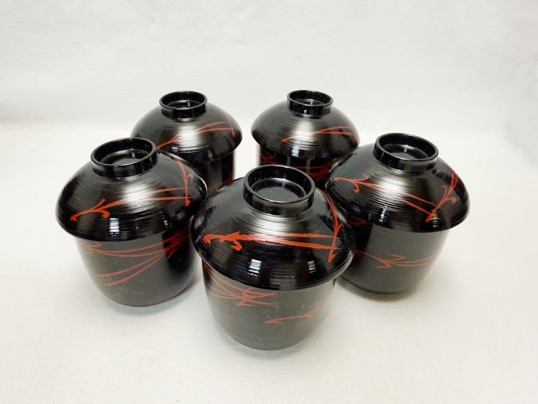 ほぼ未使用 懐石道具揃えて 一式 五客揃 漆器 元箱