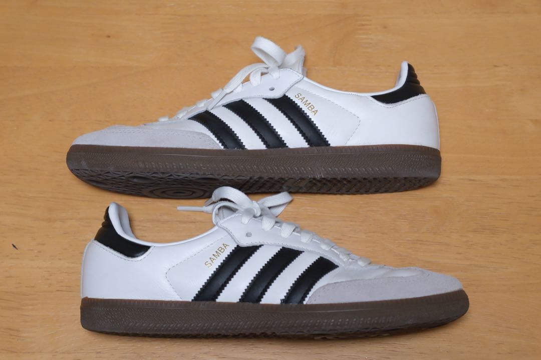 adidas Samba サンバ ホワイト/ブラック　25.5cm