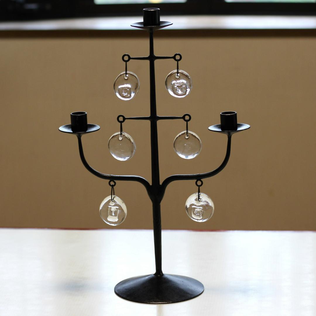 【大型・刻印】Erik Hoglund　エリックホグラン　キャンドルスタンド06