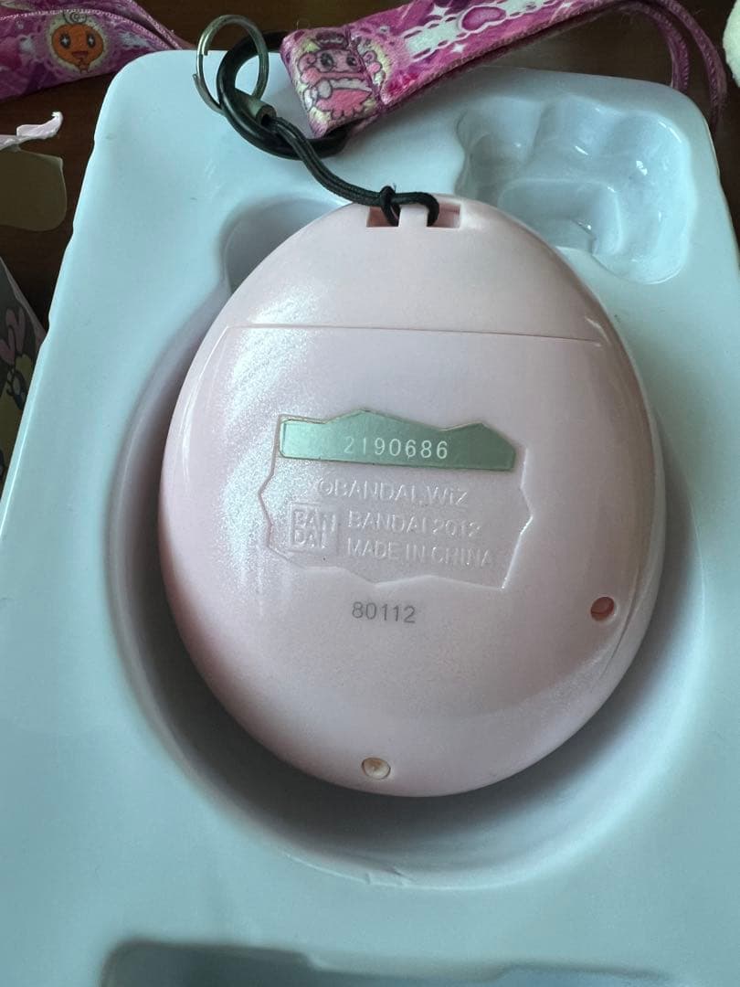 も*も様 たまごっちピースピンク ストラップ付き 電池交換済み