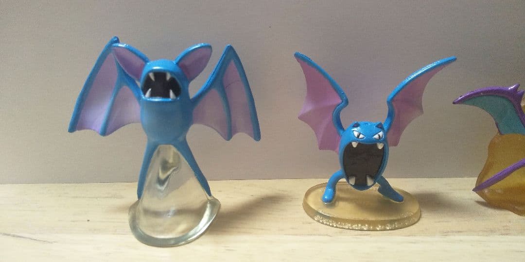 ポケモン モンコレ ズバット ゴルバット クロバット 進化 フィギュア