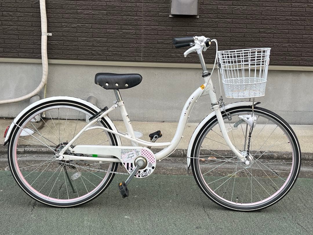 T*u様 中古女の子自転車LEDオートライトGIRL’s LABO 22インチ※