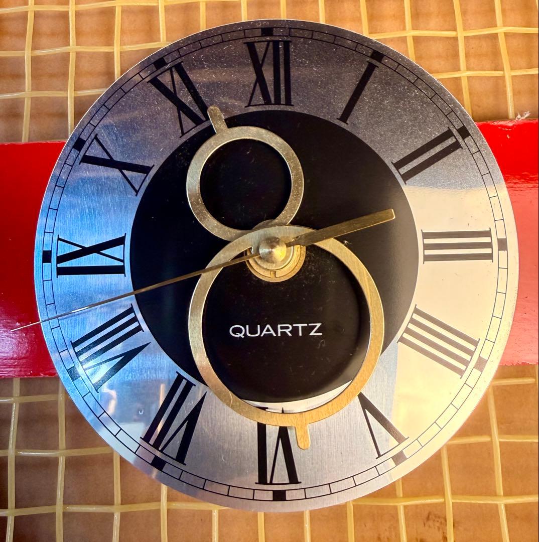 ヴィンテージ アンティーク レトロ QUARTZ テニス ラケット 木製