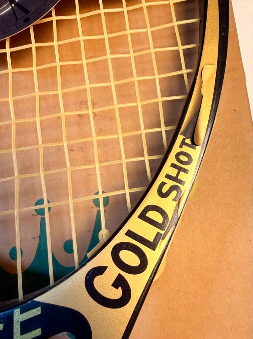 ヴィンテージ アンティーク レトロ QUARTZ テニス ラケット 木製