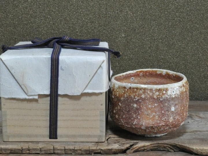 ＜obaba＞澤 清嗣　信楽焼　茶碗　共箱・共布付き