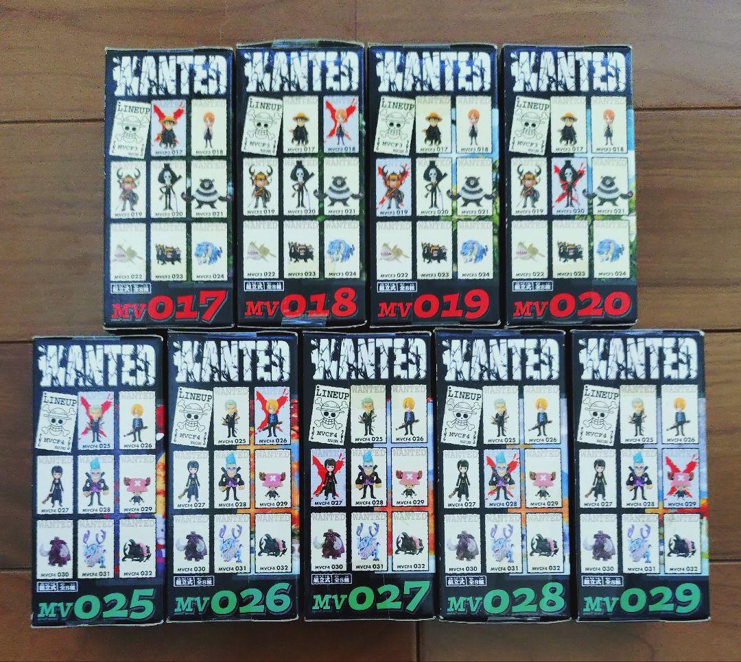 ワンピース　フィギュア　ワーコレ　麦わらの一味　９体　セット