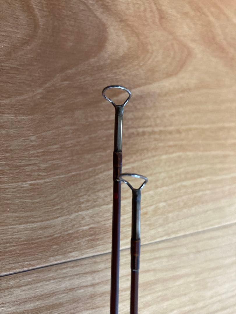 川連ロッド　７７３－Ｓ　2ティップ　アルミケース付新品　渋谷直人　バンブーロッド