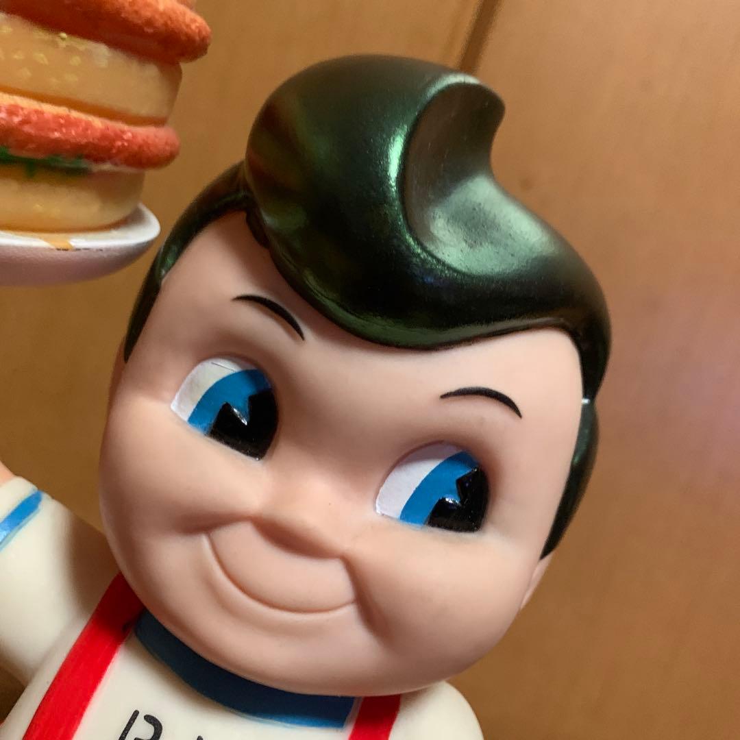 激レアアンティーク　BIG BOY マネーバンク　緑メタリック髪色バージョン