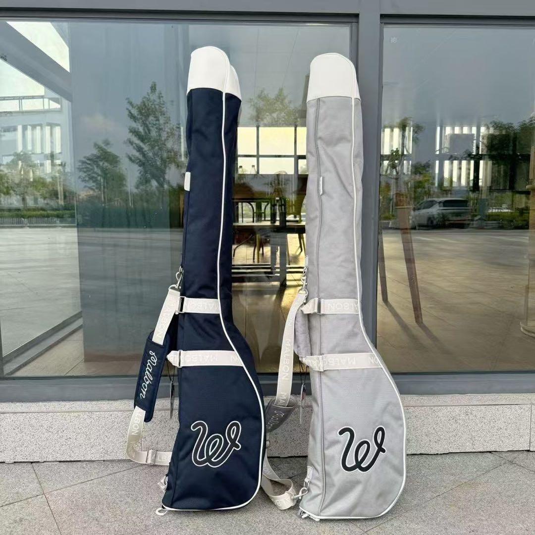 malbon マルポンゴルフ ゴルフバッグ ハーフキャディバッグ クラブケース灰