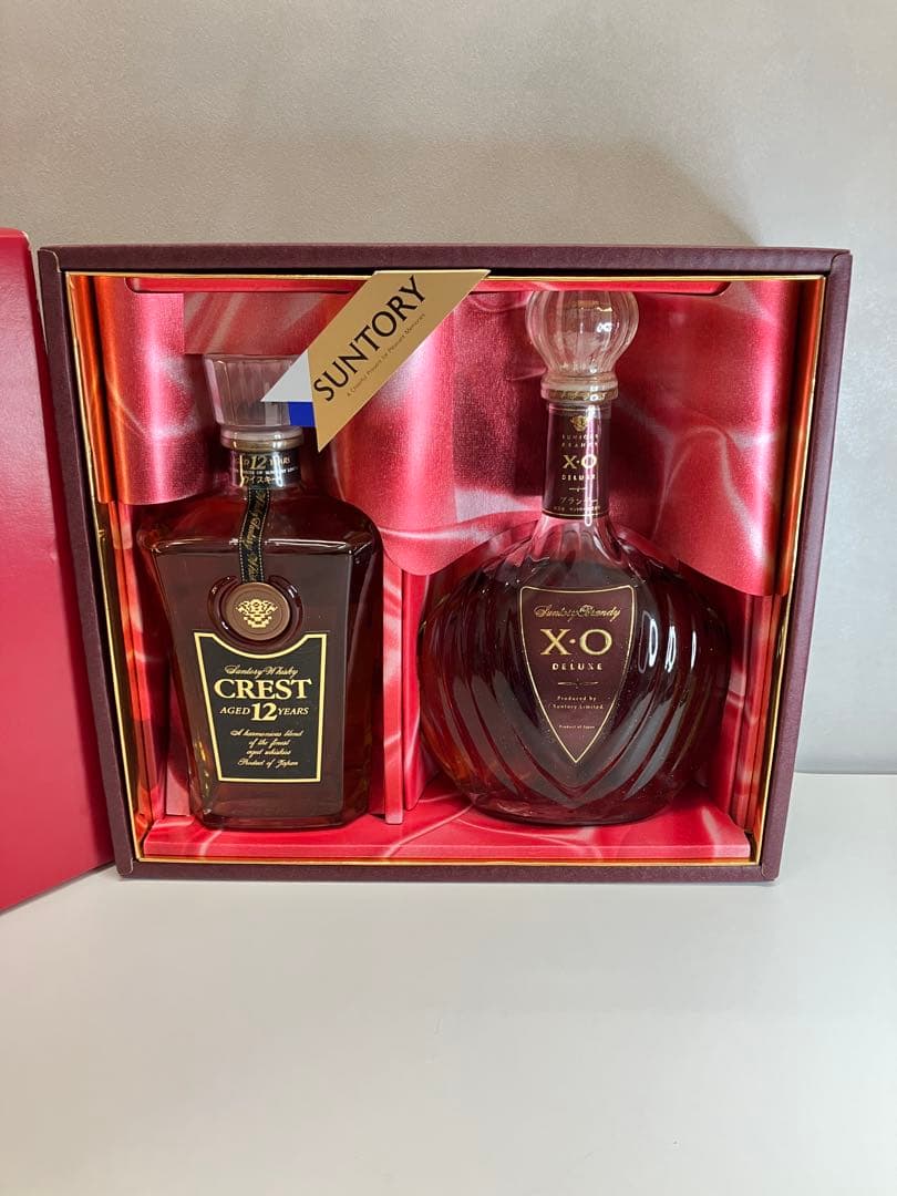 サントリー クレスト 12年 ＆ サントリーブランデー XO 【4361】