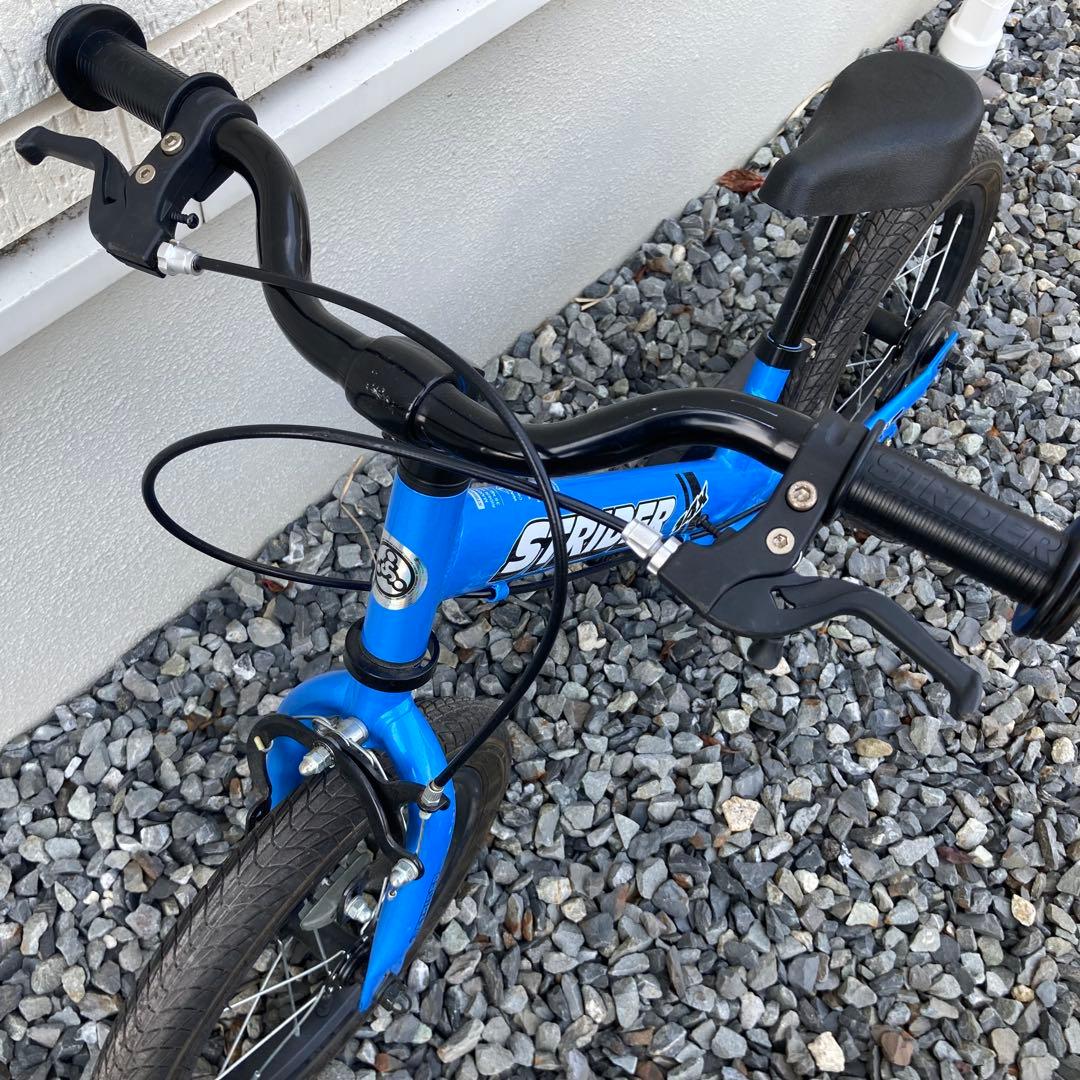 STRIDER SPORT 14x 青 ブルー 自転車 スタンドあり