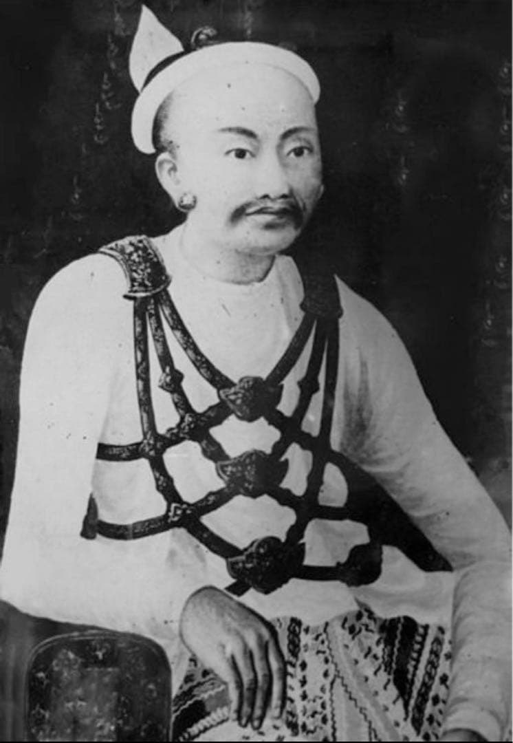 1852年 ビルマ ミャンマー 孔雀 クジャク 1チャット銀貨 NGC認証