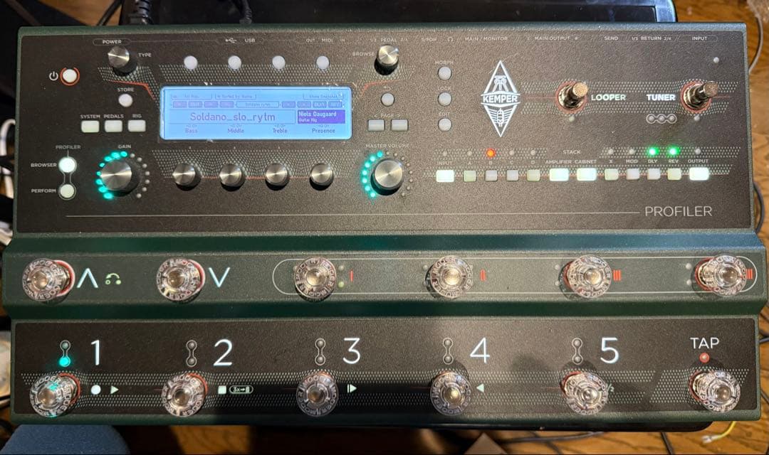 バンオンKemper PROFILER STAGE 有料Rig多数 バッグ