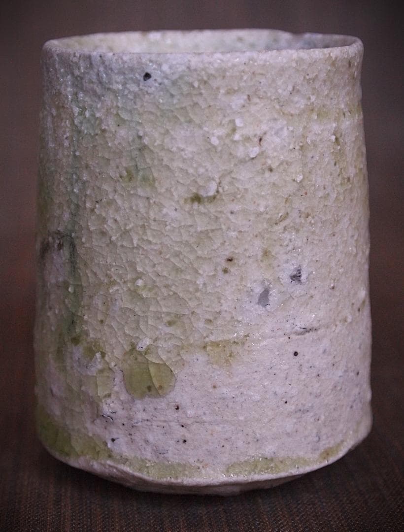 人気作家★辻村唯【師＆父：辻村史郎】★自然釉（窯変）湯のみAA