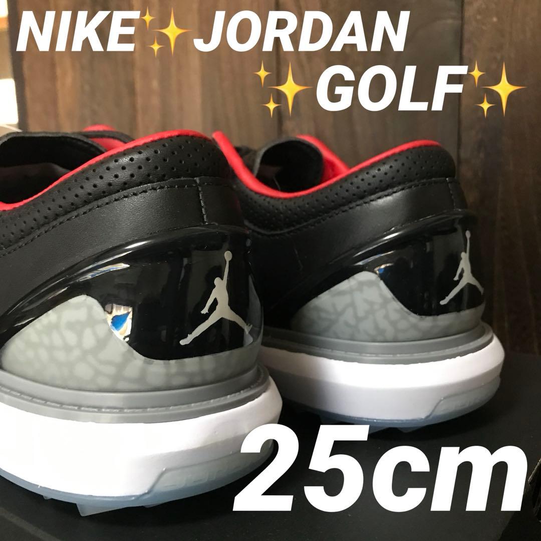 NIKE✨JORDAN✨ゴルフシューズ✨BLACK CEMENT✨25cm