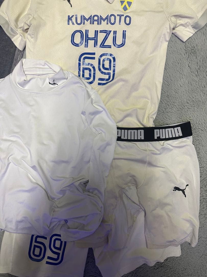 熊本 大津サッカー 試合用ユニフォーム一式