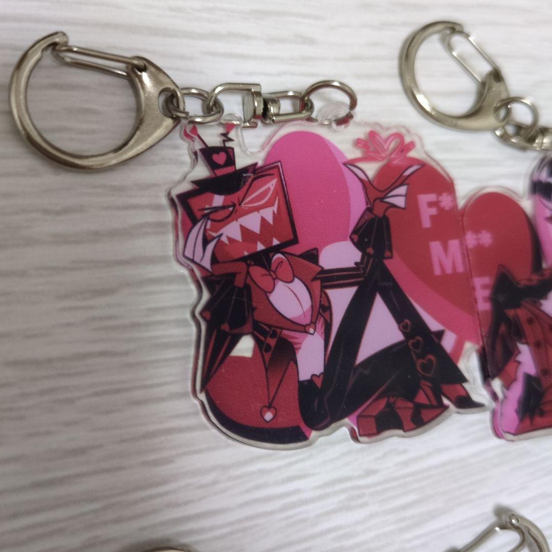 ハズビンホテル バレンタイン アクリルキーホルダー　4セット　全種類