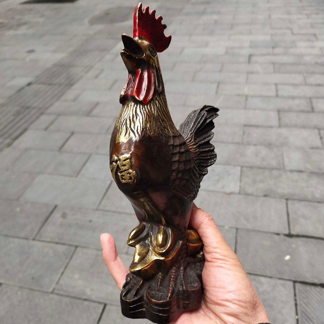 雄鶏 装飾品 工芸品 美術品 置物