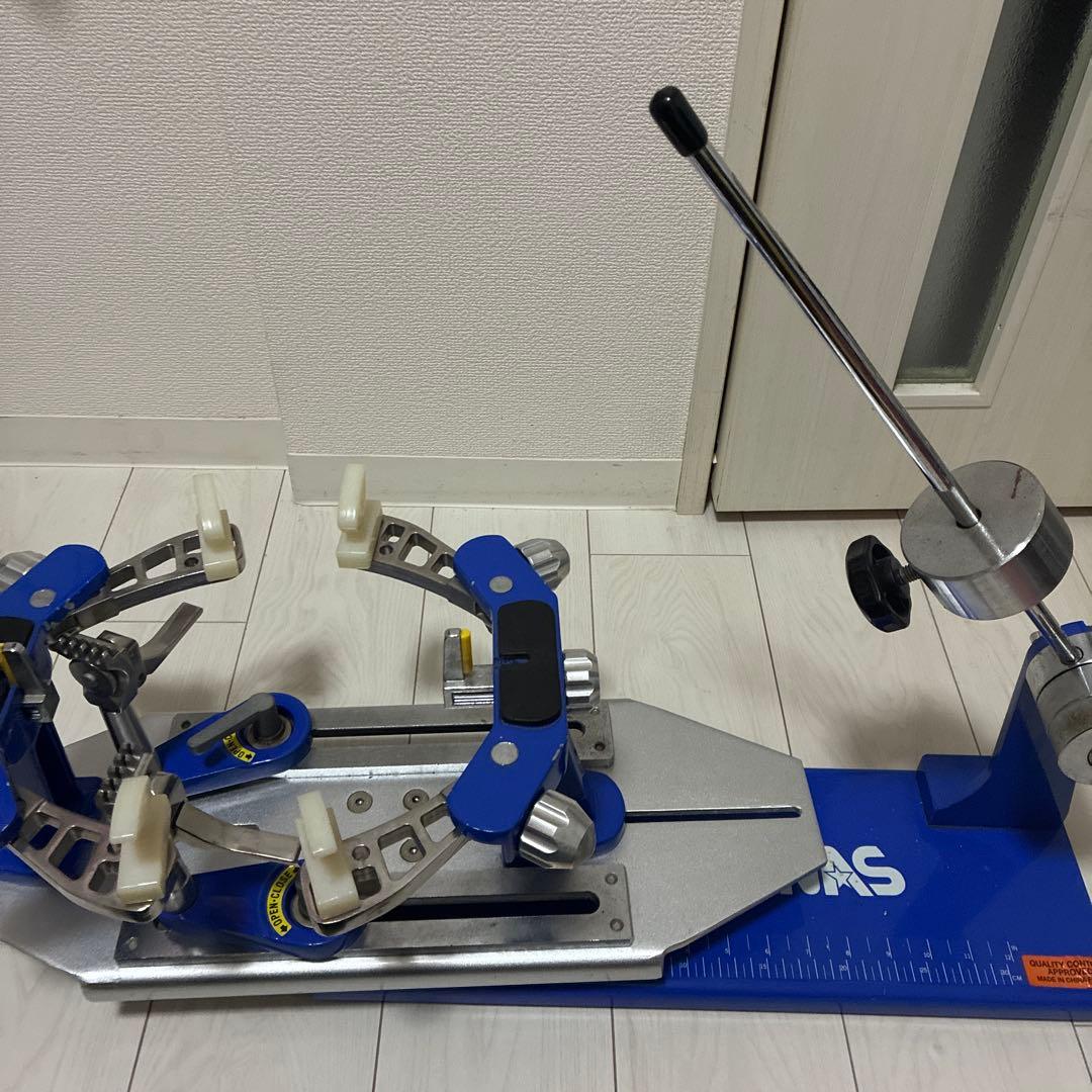 ストリングマシン　ガット張り機　分銅式　バドミントン　イグナス