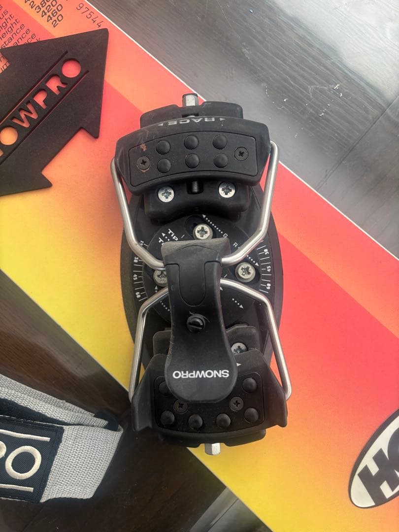 HOT LOGICAL アルペン スノーボード ビンディング、リーシュコード付き