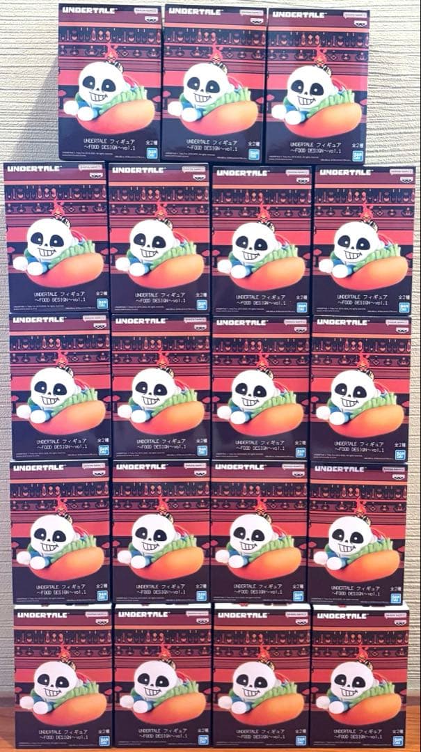 UNDERTALE フィギュア FOODDESIGN vol.1 サンズ 19体