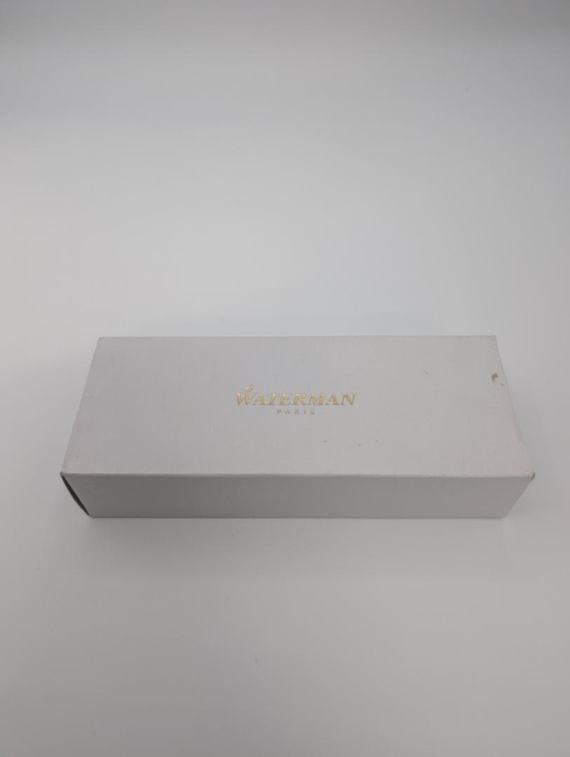 希少新品 ウォーターマン 万年筆 M 中字 チャールストン エボニーブラックGT