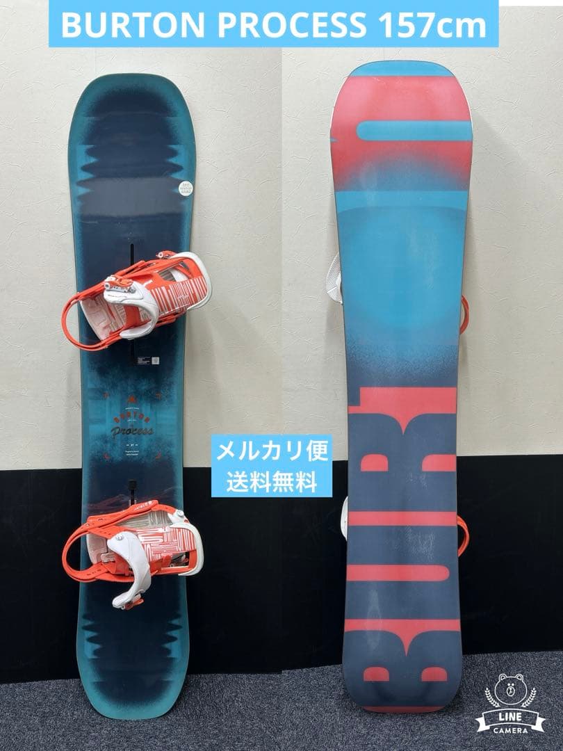 中古品　BURTON PROCESS 157cmセット(RE-720)