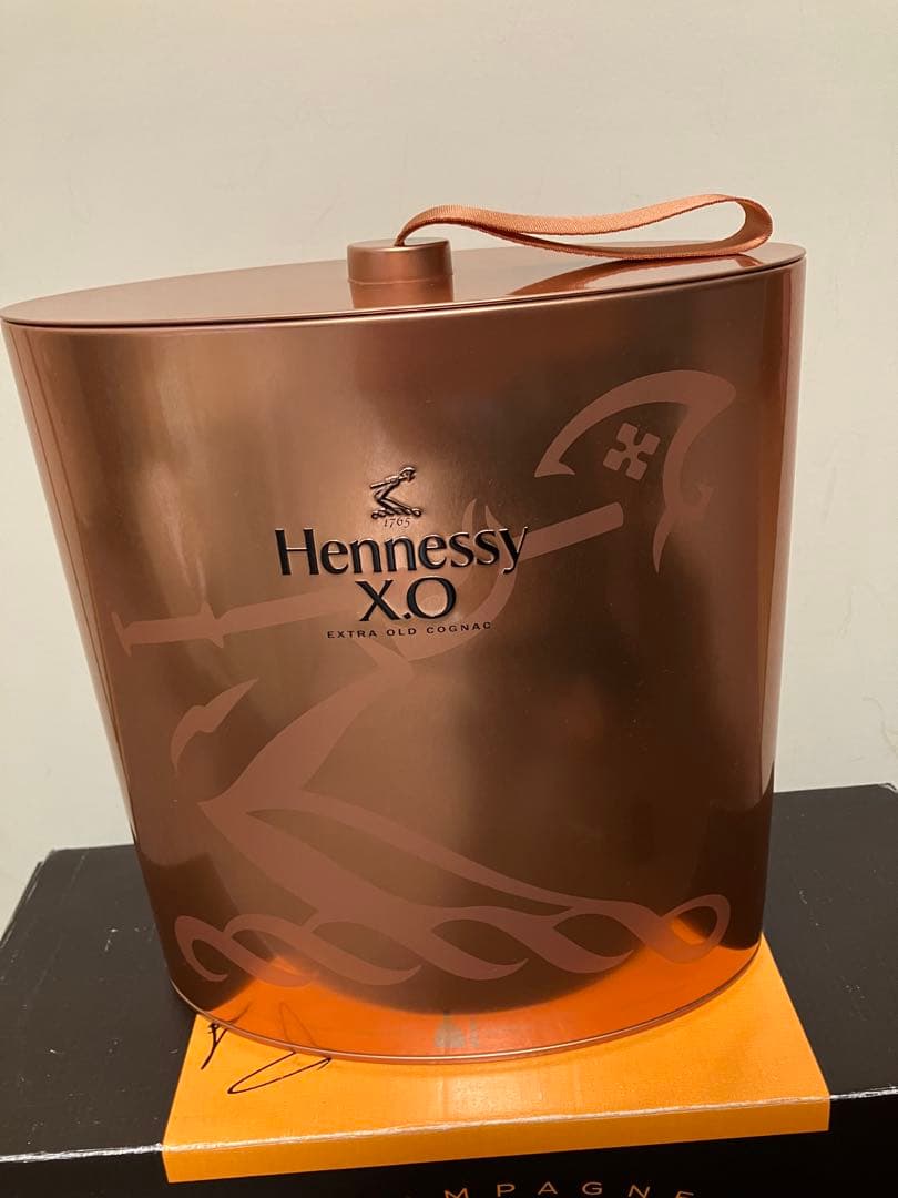 メーカー正規品未開封Hennessy XO ボックスパッケージ　アイススタンプ